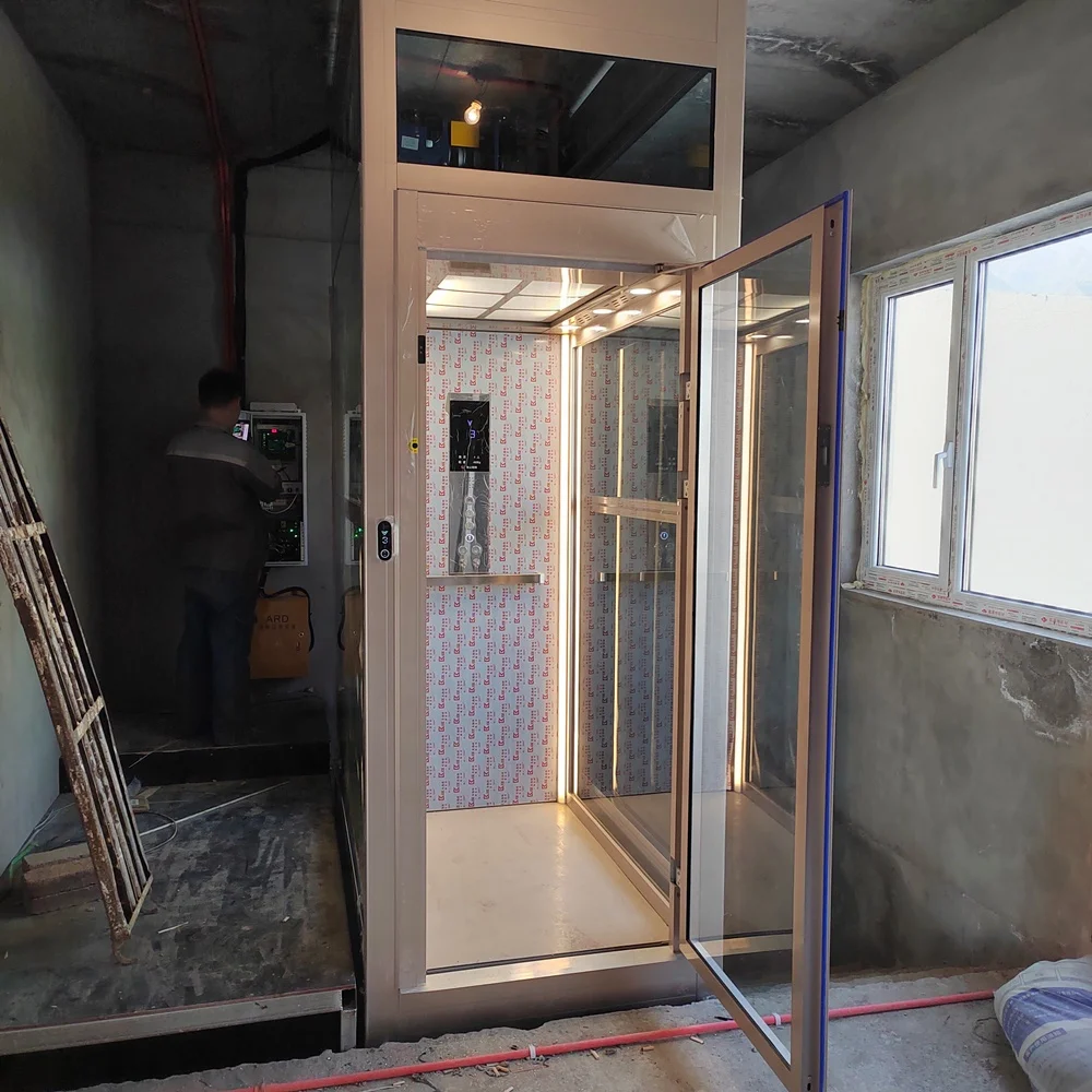 Passenger Elevator 10 Floors 1000kg 1.5m s VVVF Control Car Operating Panel Customized For High Rise Building Condo
