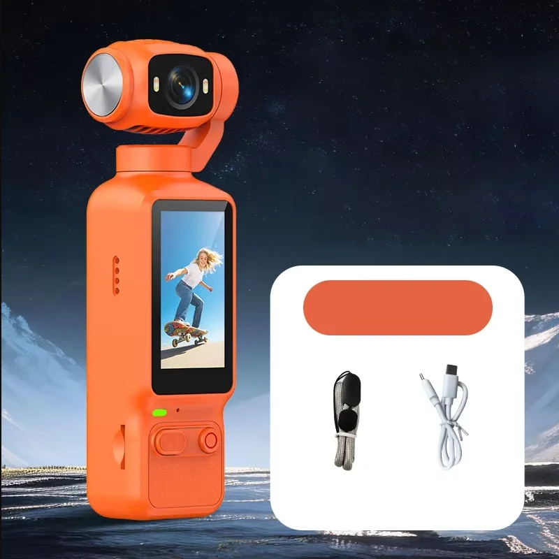 Lenovo HD 4K Action Camera 180° Rotatable For Vlog YouTube Tiktok Girls Record Life Video Recording Entry Portable Action Cam image 3