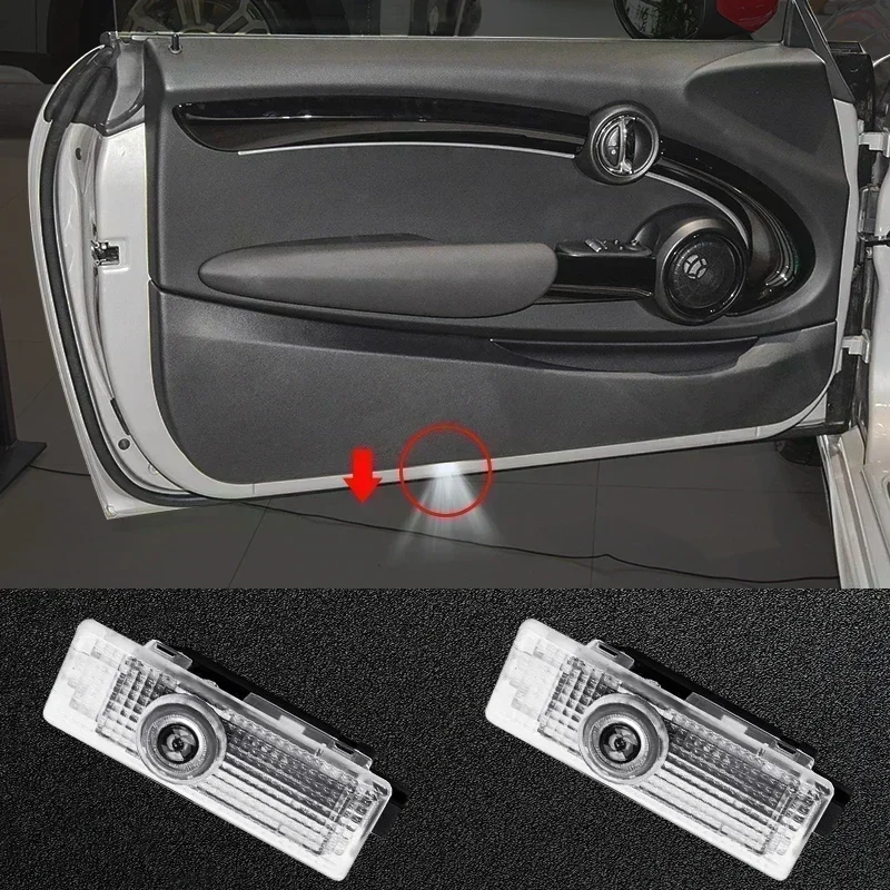 2 Pcs Car Door Welc…