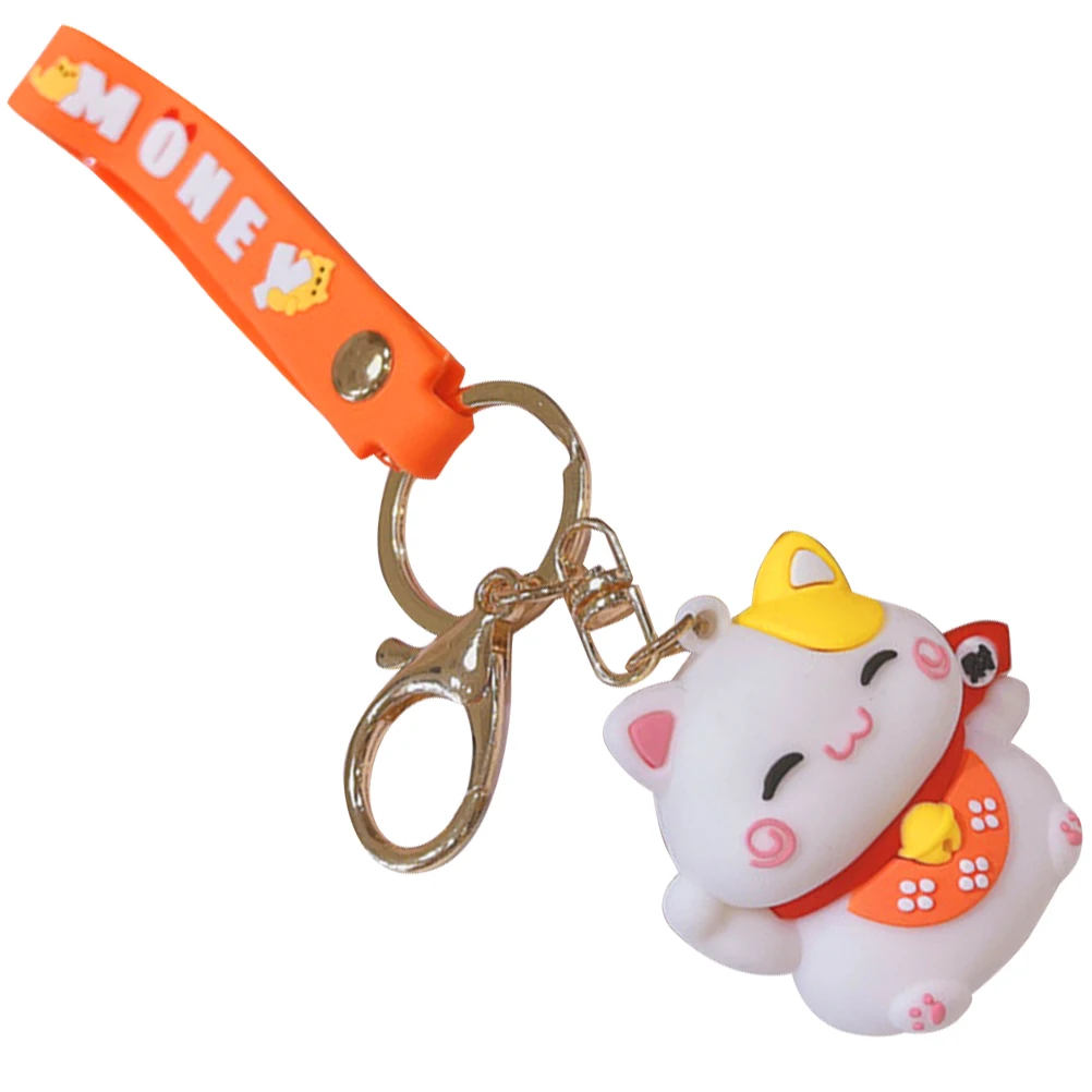 

Cat Keychain Lucky Kitten Pendant Japanese Style Car Purse Backpack Gift nament Lightweight Portable DIY Decoration