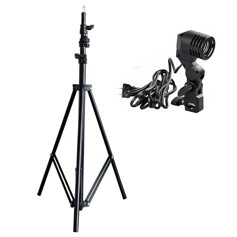 Floor Standing Tripod Suitable for E27 Light Bulbs