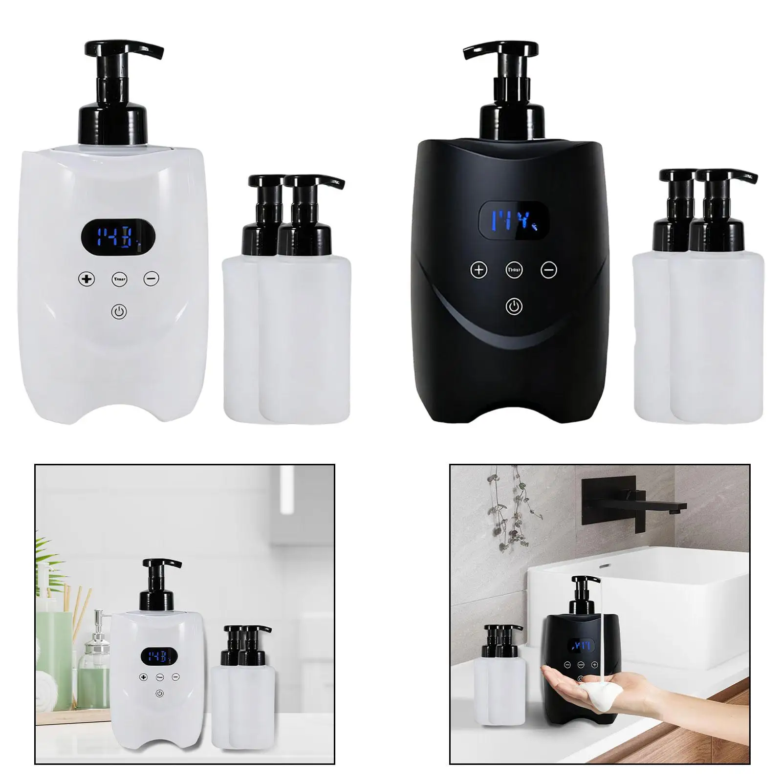 Máquina de espuma quente aquecida dispensador de creme de barbear para casa spa presente de aniversário