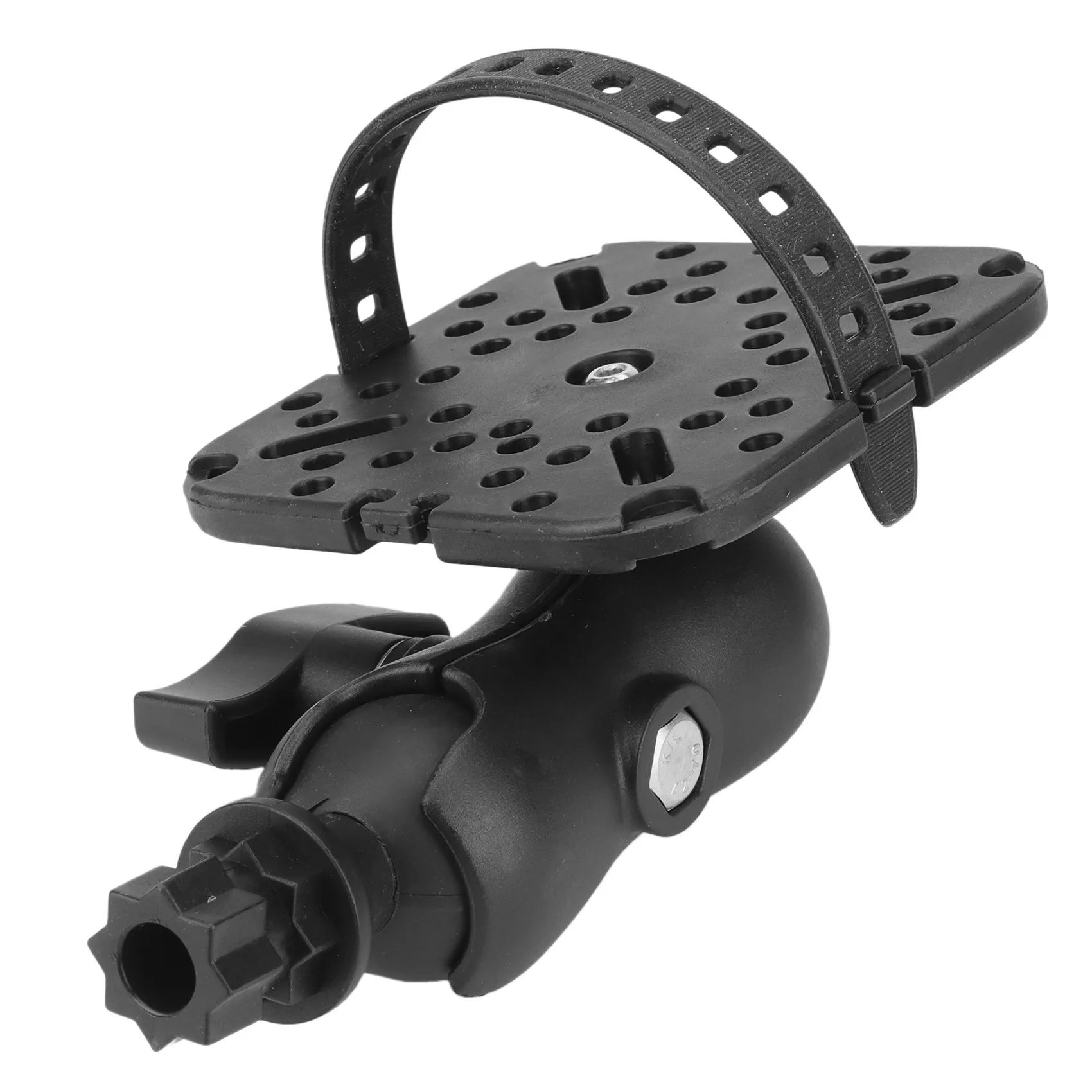 POPULAR-360 Degree Rotatable Ball Mount with Fish Finder and Universal Mounting Plate Kayak Accessories,Inner Hexagon Base