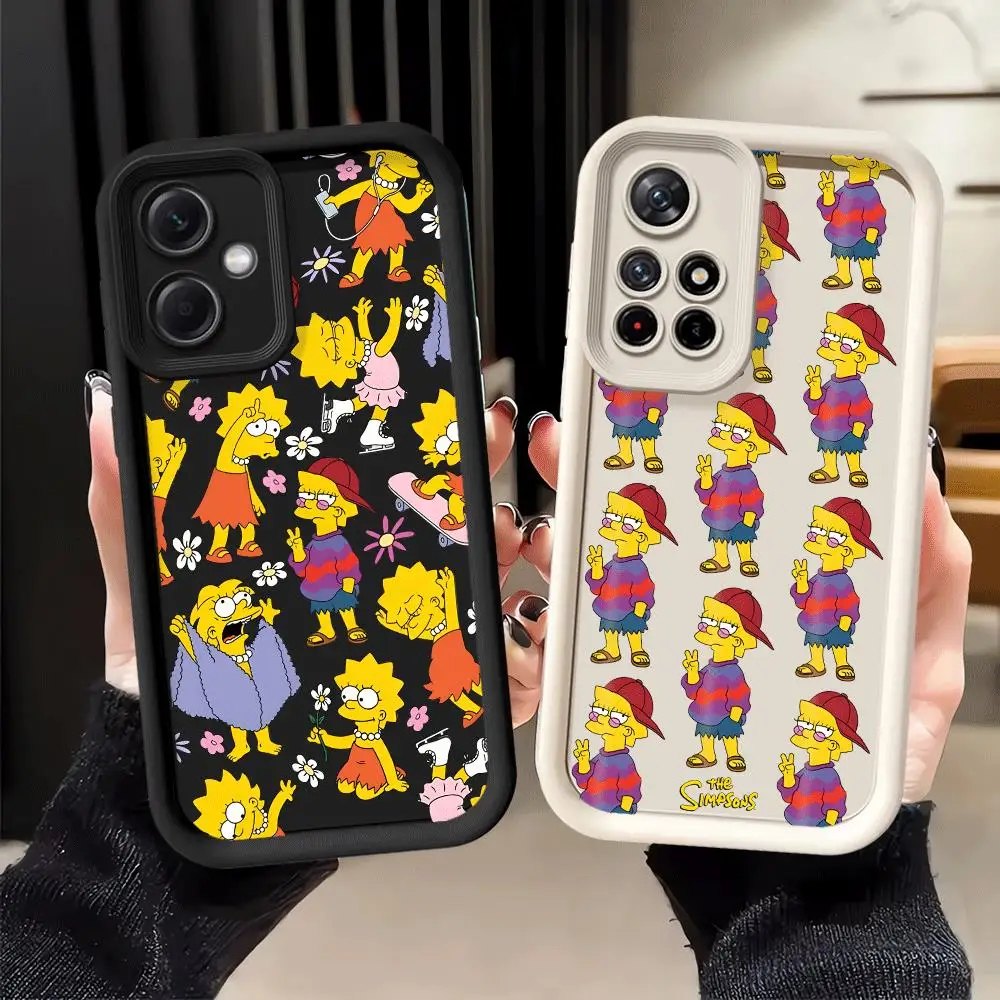Handyhülle für Xiaomi Redmi Note 11Pro 11 11S 14 Pro Plus 13 12 10S 13Pro 12S TPU Soft The Simpsons Lisa