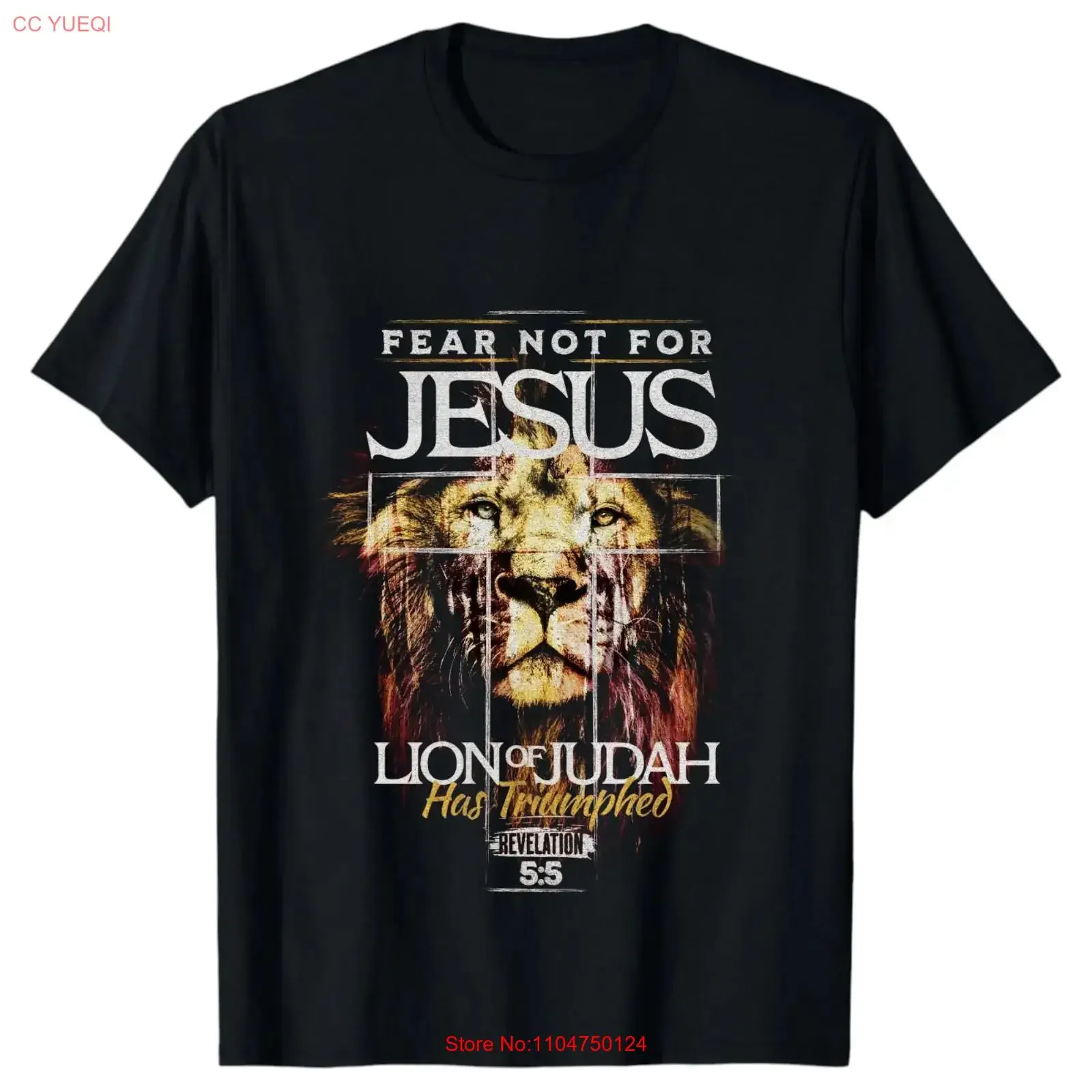 Camiseta con diseño de León de Judá, no tengas miedo, por que Jesús es el Rey, fe cristiana, estilo vintage, lavada, para hombre, moderna, gráfica, versátil, elástica y elegante