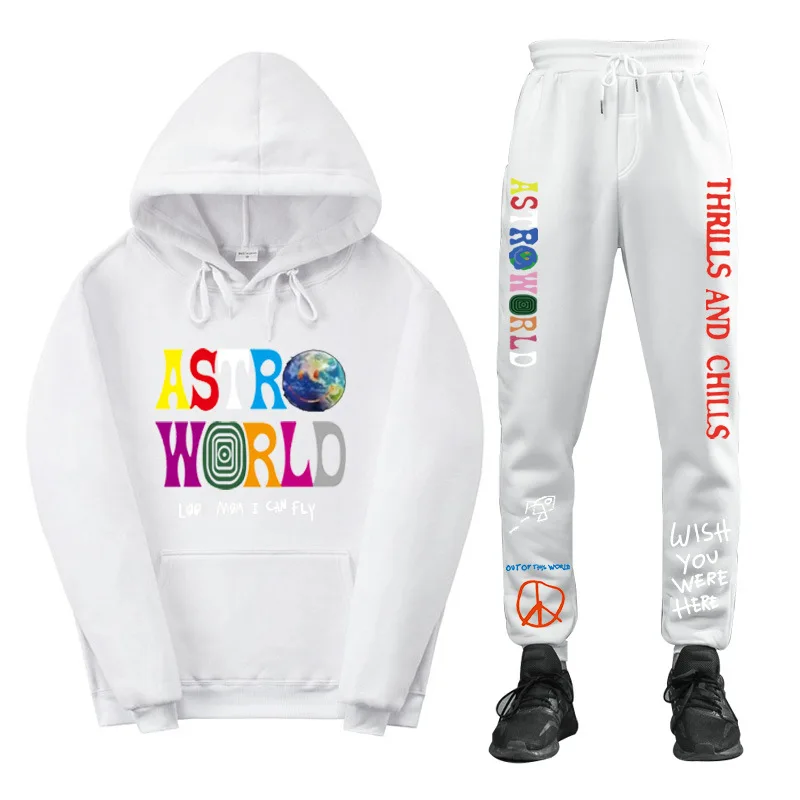 Streetwear Y 2K Heren En Dames Hoodies En Sportbroek Pak Casual Sweatshirts Trainingspak Hardloopsets Dames Sportkleding 2 Stuks