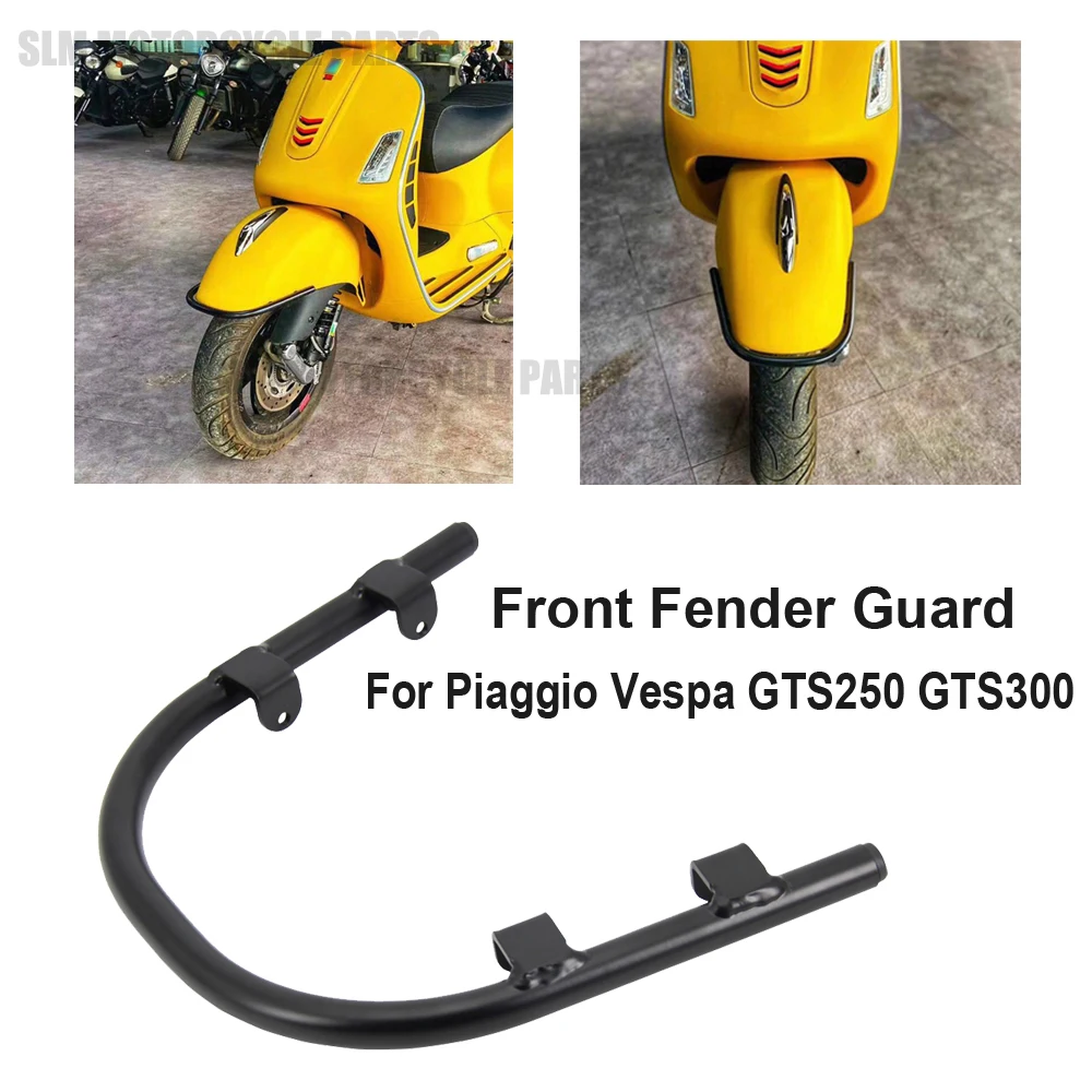 Motorcycle Front Fender Mudguard Bumper Guard Frame Protector For Piaggio Vespa GTS250 GTS300 GTV 300 GTS 300 GTS 250 2023 2022