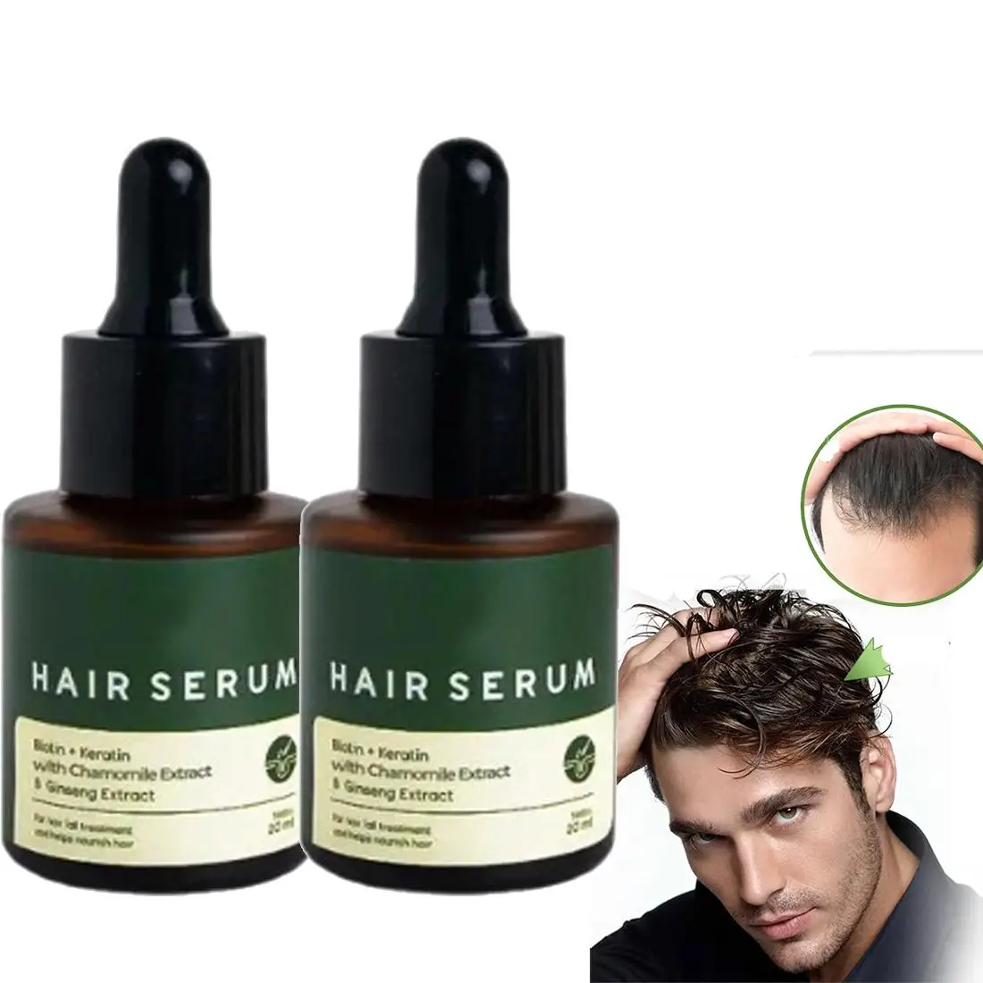 

1/2 шт. масло для волос с кератиновым лечением, биотином, розмарином и мятной сывороткой для укрепления волос для защиты от истончения поврежденных волос