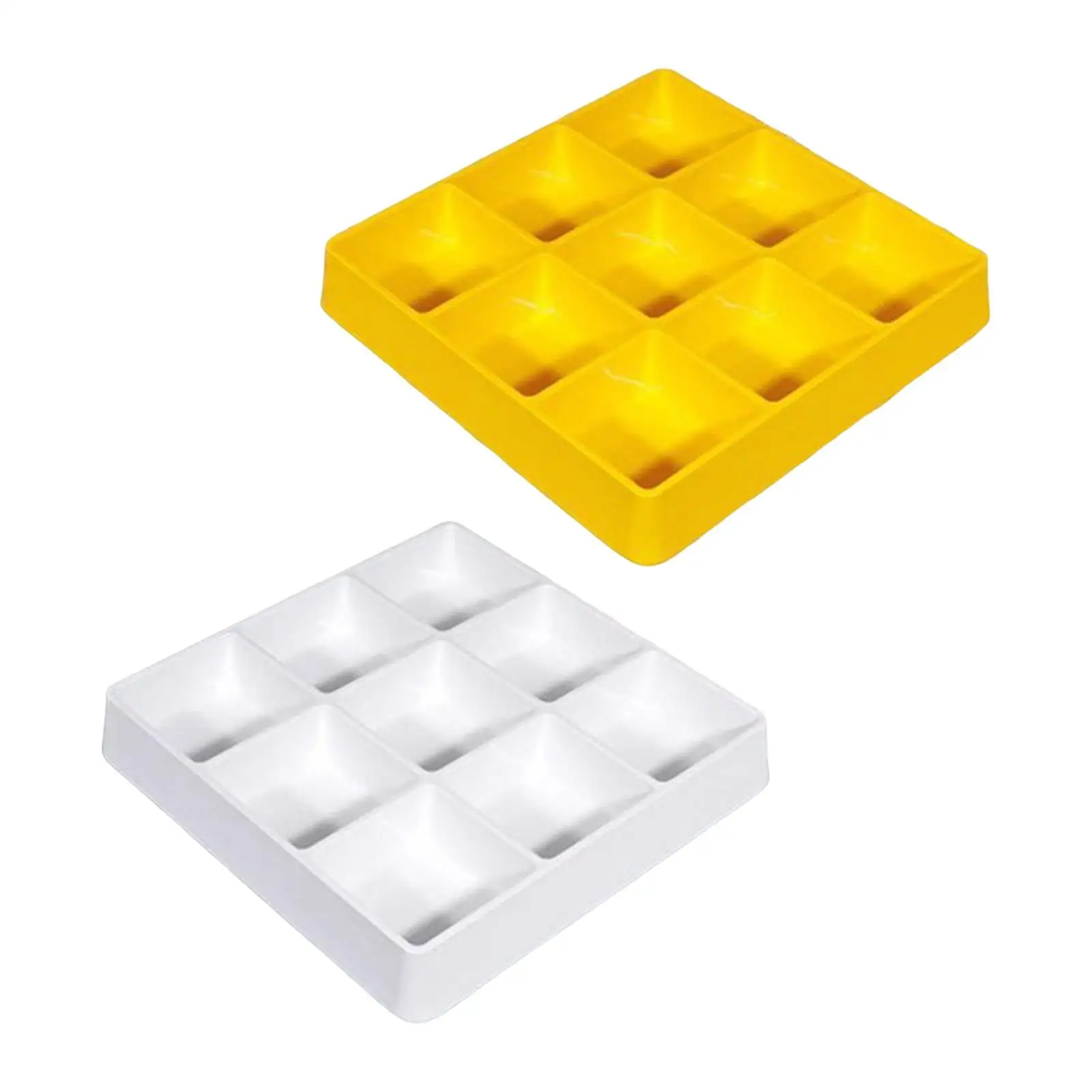 

Appetizer Platter 9 Grid Tray 30x30x5.1cm for Cookies, Desserts Accessories
