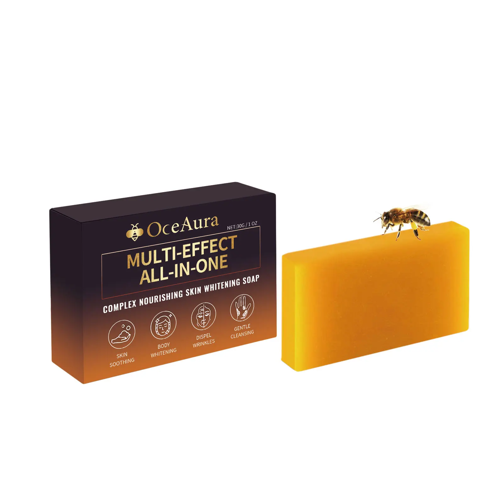 

OceAura Skin Care Soap Gently Cleanses Body Skin Dirt And Exfoliating Fresh Floral Cleansing Soap For Skin Care