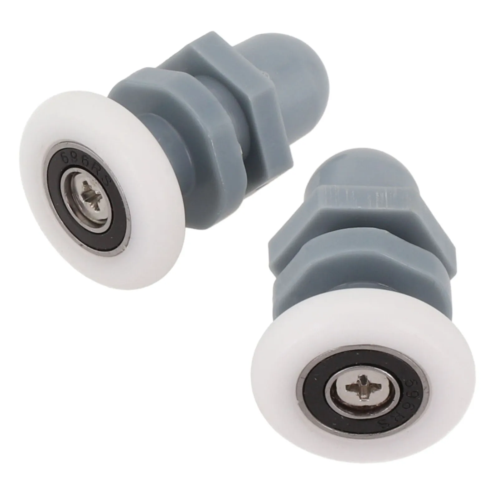 4pcs/lot 25mm/27mm Single Straight Plastic Shower Door Pulley Rollers Runners Wheels Bearing For Sliding Shower Cabin Room