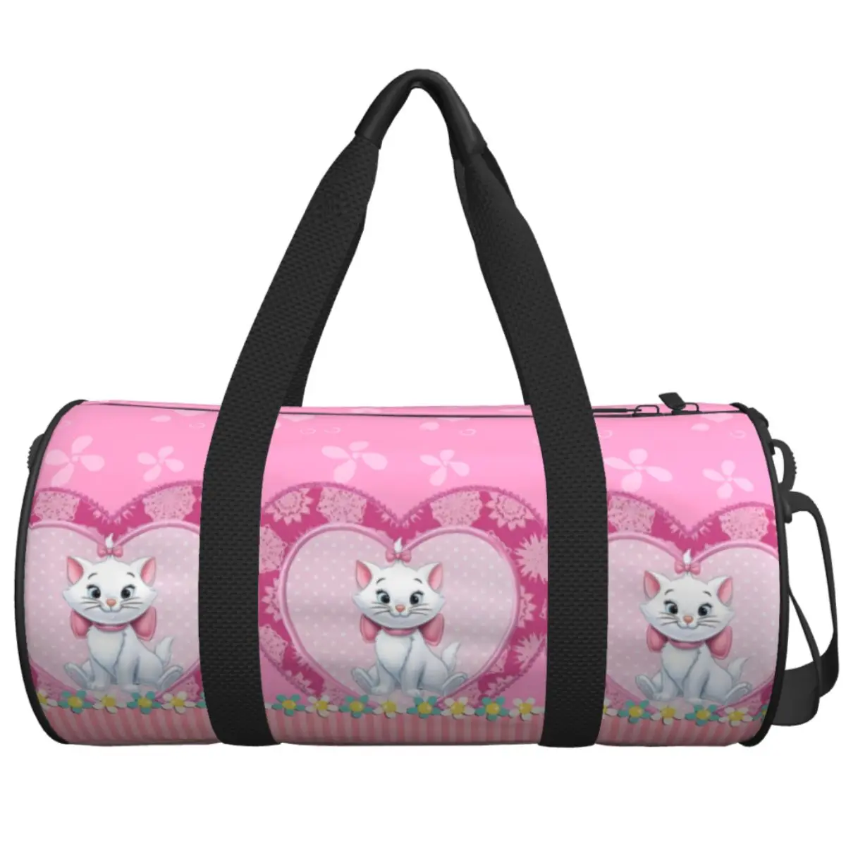 

The Aristocats Marie Cat Travel Bag Training Sports Bags Large Capacity Novelty Gym Bag Men's Pattern Waterproof Fitness Bag