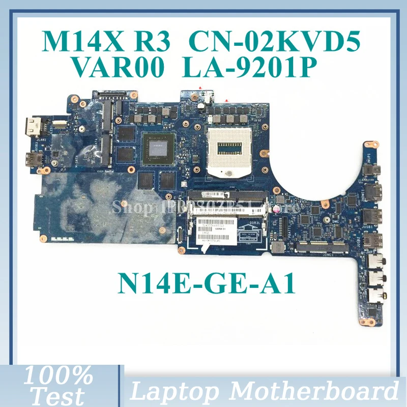 CN-02KVD5 02KVD5 2KVD5 N14E-GE-A1 VAR00 LA-9201P Mainboard Para DELL M14X R3 laptop Motherboar DDR3 100% Totalmente Testado Funcionando Bem