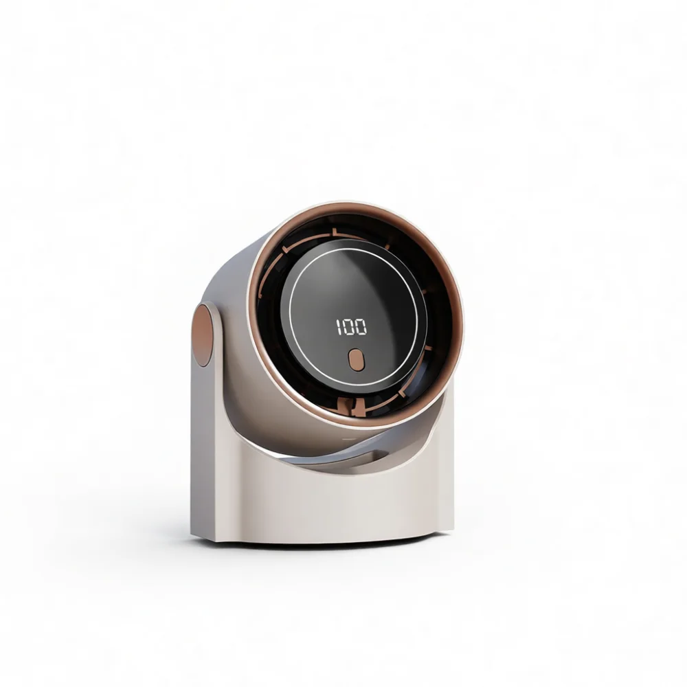 Mini Desk Fan USB Powered Cooling Fan Portable 5 Speed Silent Air Circulator For Office Table And Bedroom Wall