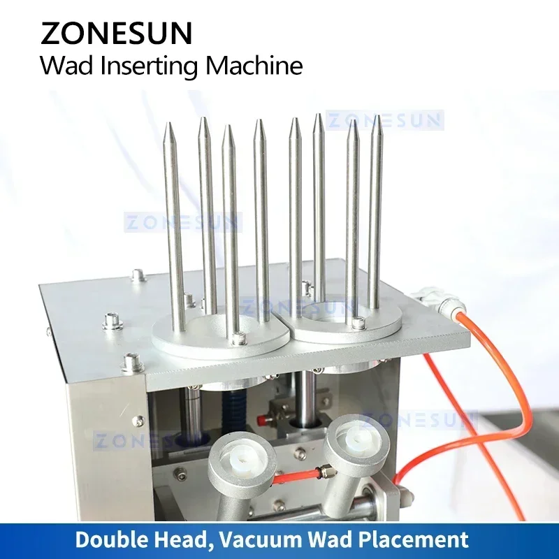 Zonesun Cap Wad Inserting Machine Foil Liner Insertion Machine Cap Wadding Machine ZS-WIM03