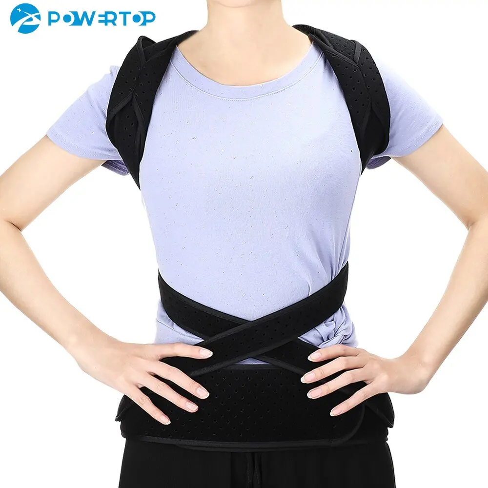 Back Posture Corrector Shoulder Waist Spine Support Brace Belt for Adult Students Humpback Standing Sitting Posture Body Shaper