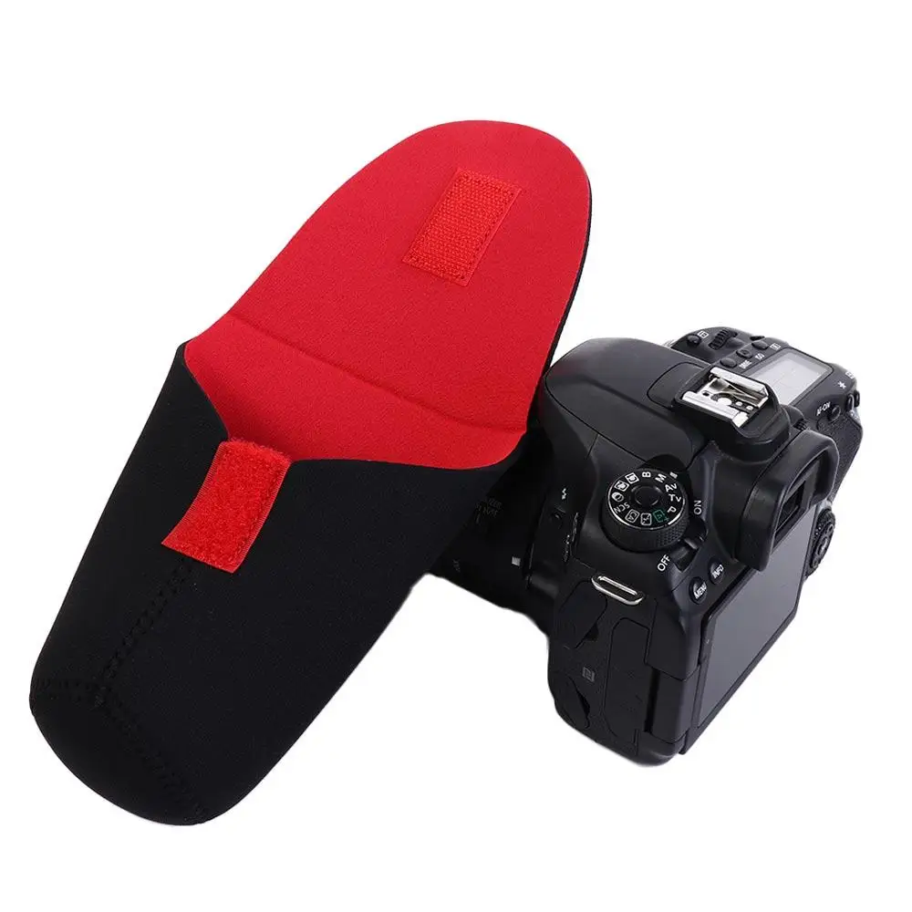 Neoprene Camera Lens Pouch Bag Soft Waterproof DSLR Camera Lens Bag Cylinder S/M/L/XL/XXL Neoprene Paste Lens