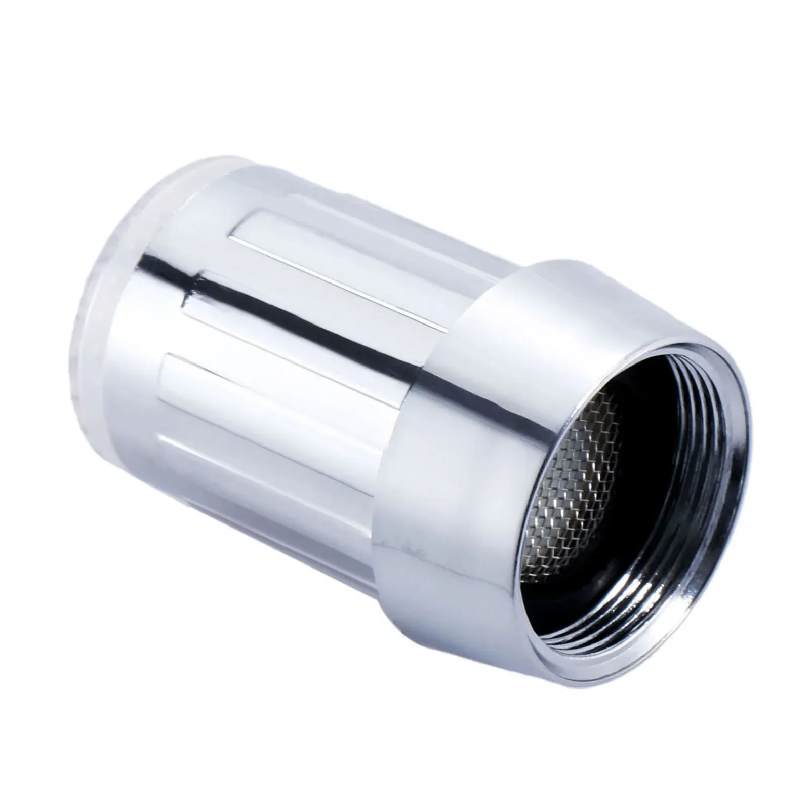 ABS Kitchen Water Faucet Tap Nozzle Temperature Sensor Control Single Color Glow Indicator Blue LED Light Change Spout Bathroom