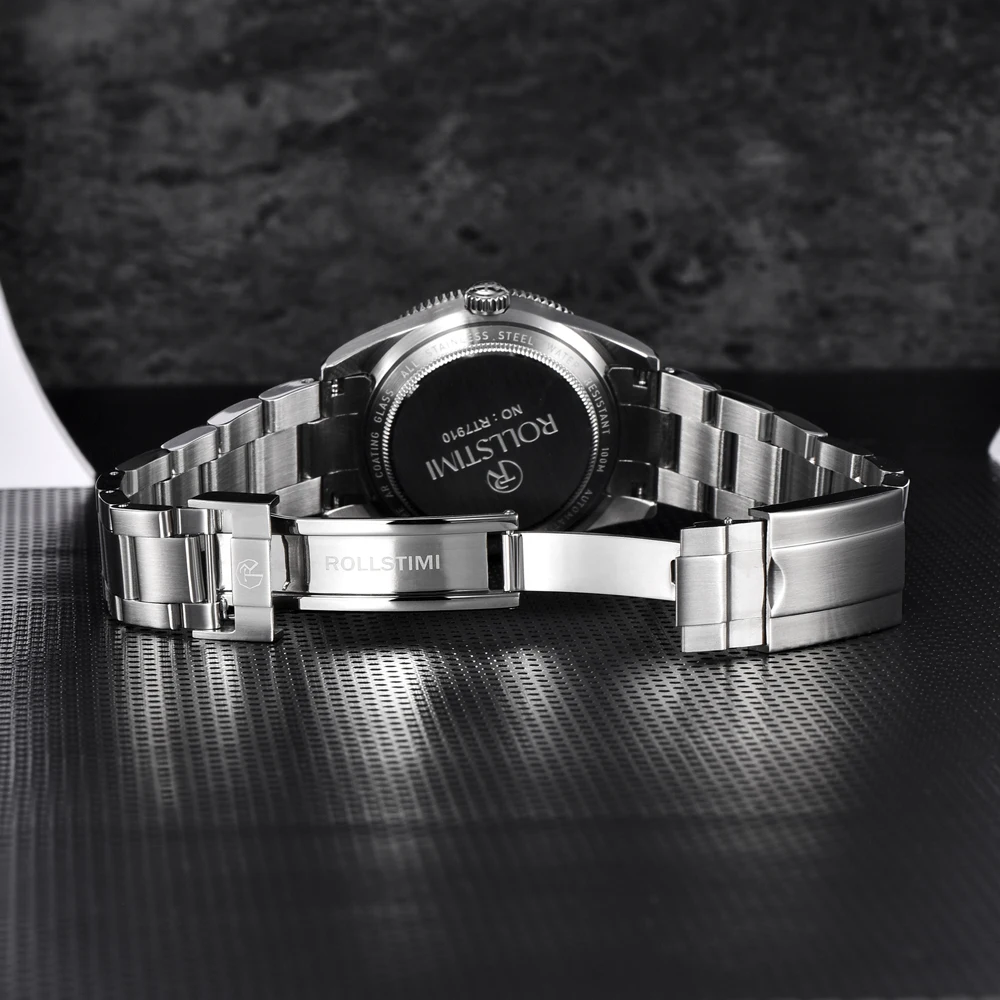 2026年新作 ロールスティミブランド 自動巻き機械式メンズ腕時計 サファイア防水 夜光腕時計 日本製ムーブメント 316Lオールスチール メンズ腕時計