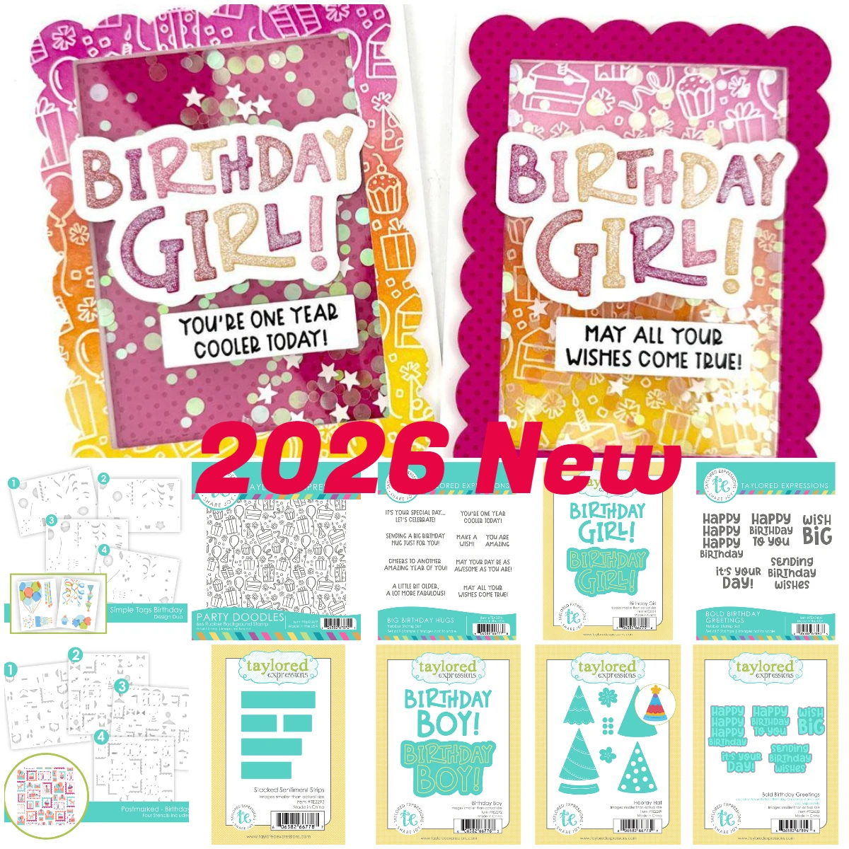 

Party Doodles Simple Tags Birthday Metal Cutting Dies Stencils for Scrapbooking Stamp Photo Album Decorative Embossing Cut Die