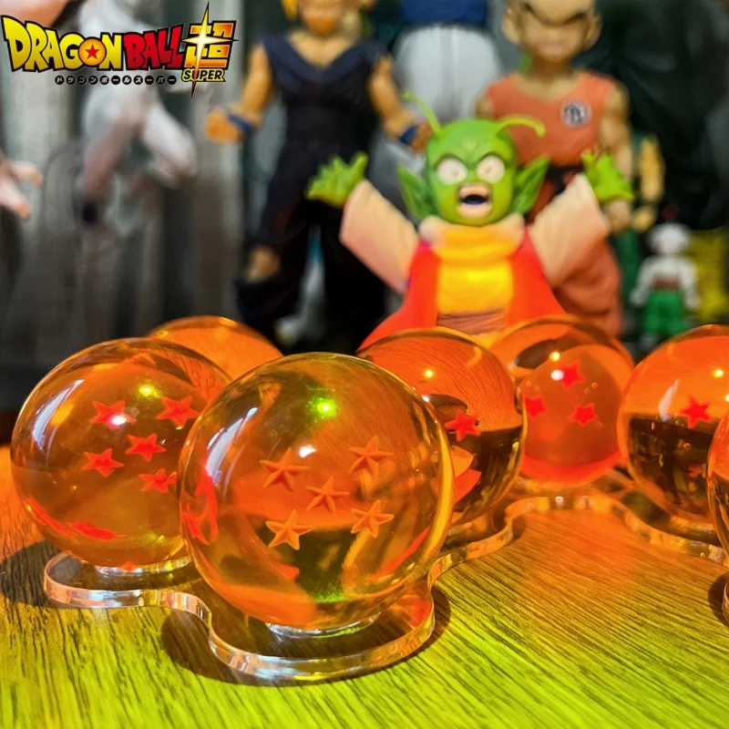 Dragon Ball 7 Stars Crystal Ball All Resin Sphere Collection Model Christmas Anime Present Ornament Accessories Model Gift Toys