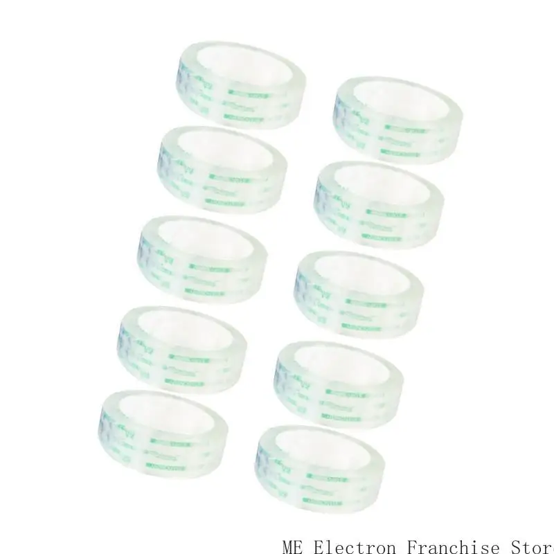 T5EA 6/8/10/12PCS شريط لاصق واضح لشريط التغليف موزع الشريط للمكتب
