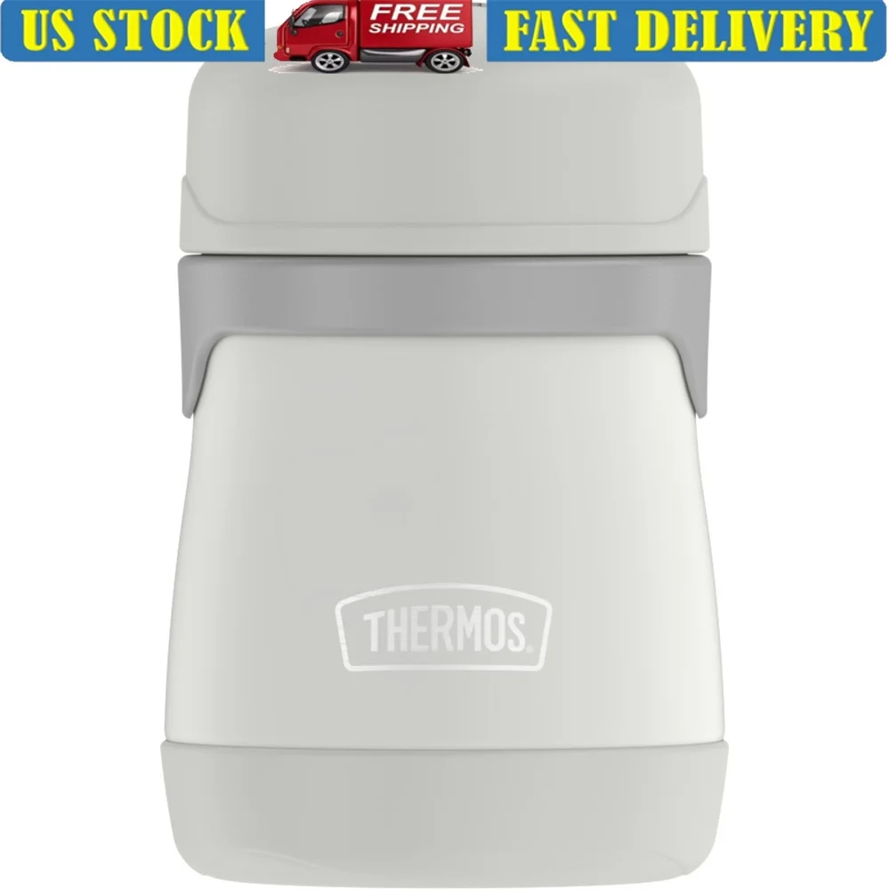 

Baby Vacuum Insulated Stainless Steel Food Jar 7oz Keeps Food Warm Cold Ideal Purees On-the-Go Easy Open Lid