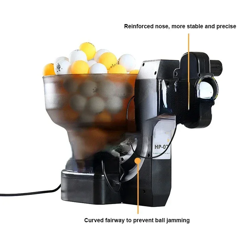 Multi Drop Points Table Tennis Automatic Ball Machine Ping Pong Robot With Multi-Rotation Wireless Remote Pitching Mac