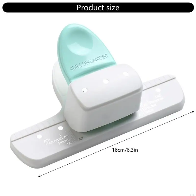 3 홀 페이퍼 펀처 플라스틱 펀칭 머신 휴대용 종이 펀치 펀치 매뉴얼 펀처 사무용 학교 학생 K1KF