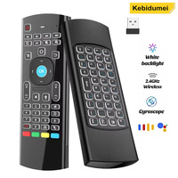 MX3 Air Mouse 2.4GHz Wireless Mini Keyboard Voice Backlit Controller IR Learning Remote Control For PC Android TV Box Smart TV