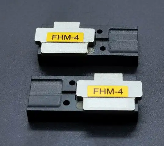 

Fiber Holder FHM-4 For Sumitomo Fiber Fusion Splicer Type-66 Type-81M Type-82M Type-71M For 4 Core Ribbon Fiber Clamp A Pair