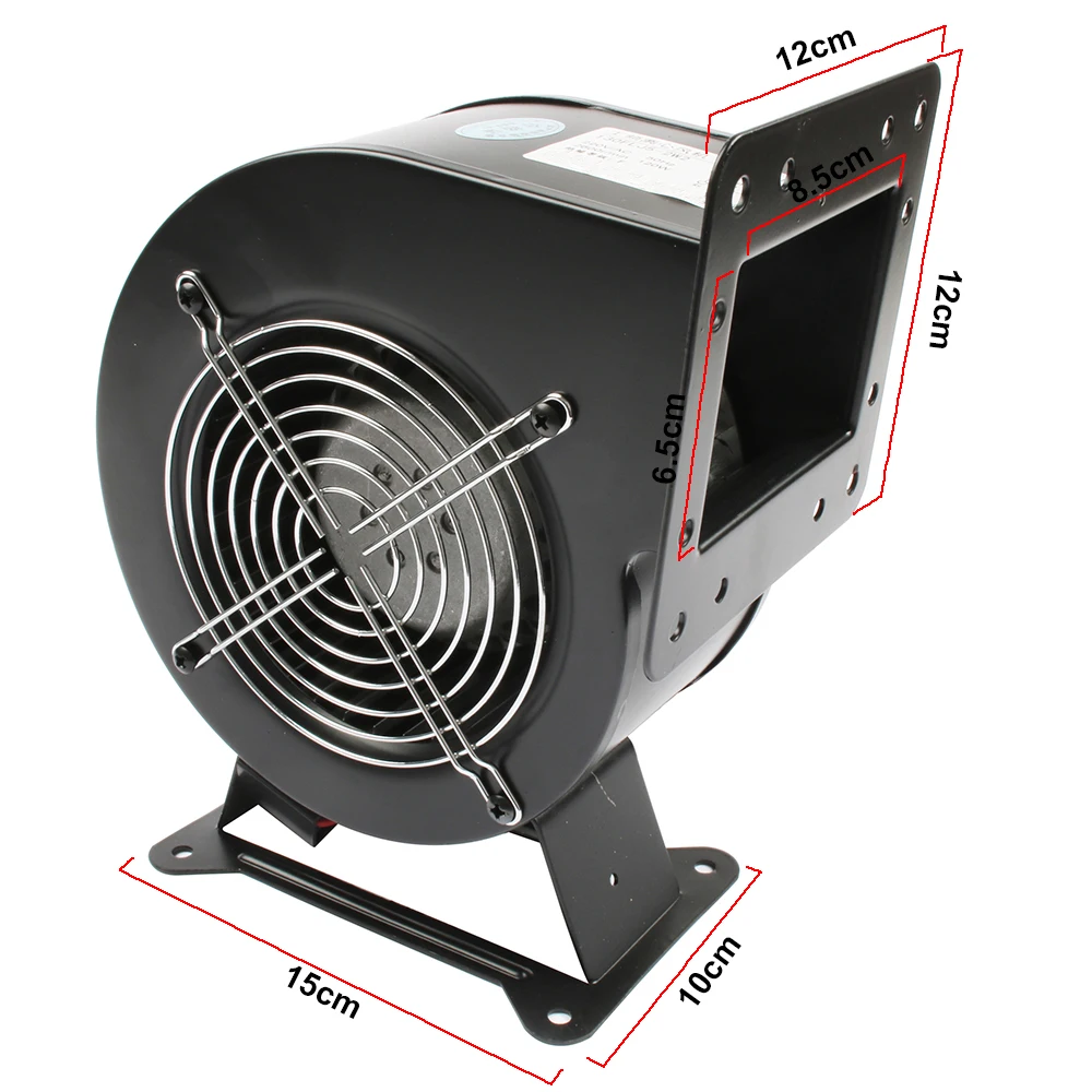 Imagem -04 - Pequena Poeira Exaustão Ventilador Elétrico Modelo Inflável Ventilador de ar Centrífugo 220v 110v 130flj5 120w