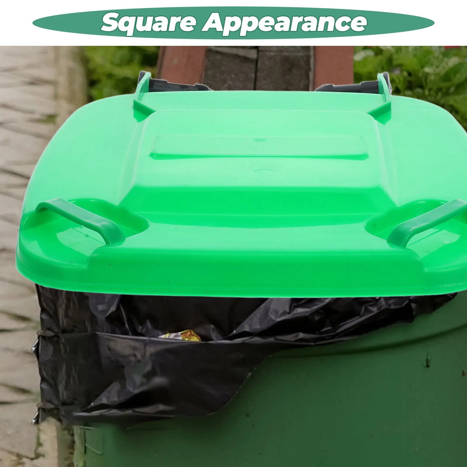 

Replacement Trash Can Lid - Heavy Duty Thicken Cover for Large Garbage Container Indoor Outdoor Use Reliable Seal Protection