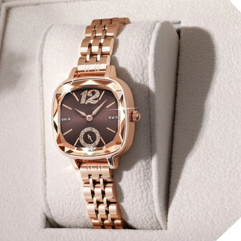 

Роскошные модные женские часы из стекла, квадратные женские часы, водонепроницаемые кварцевые наручные часы Relojes Para Mujer 시계 Часы