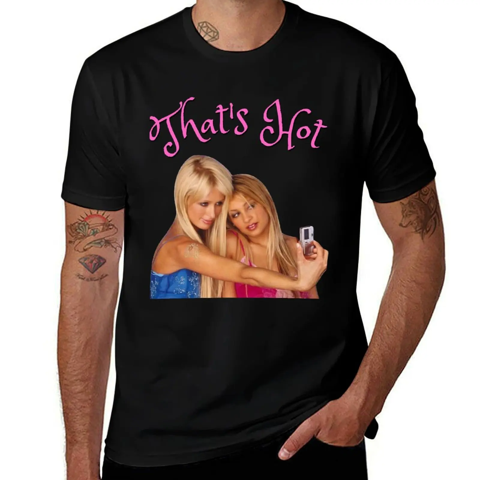 

For Men Women 'That'S Hot' Paris Hilton Retro Vintage T-Shirt t shirts designer man t shirts cotton