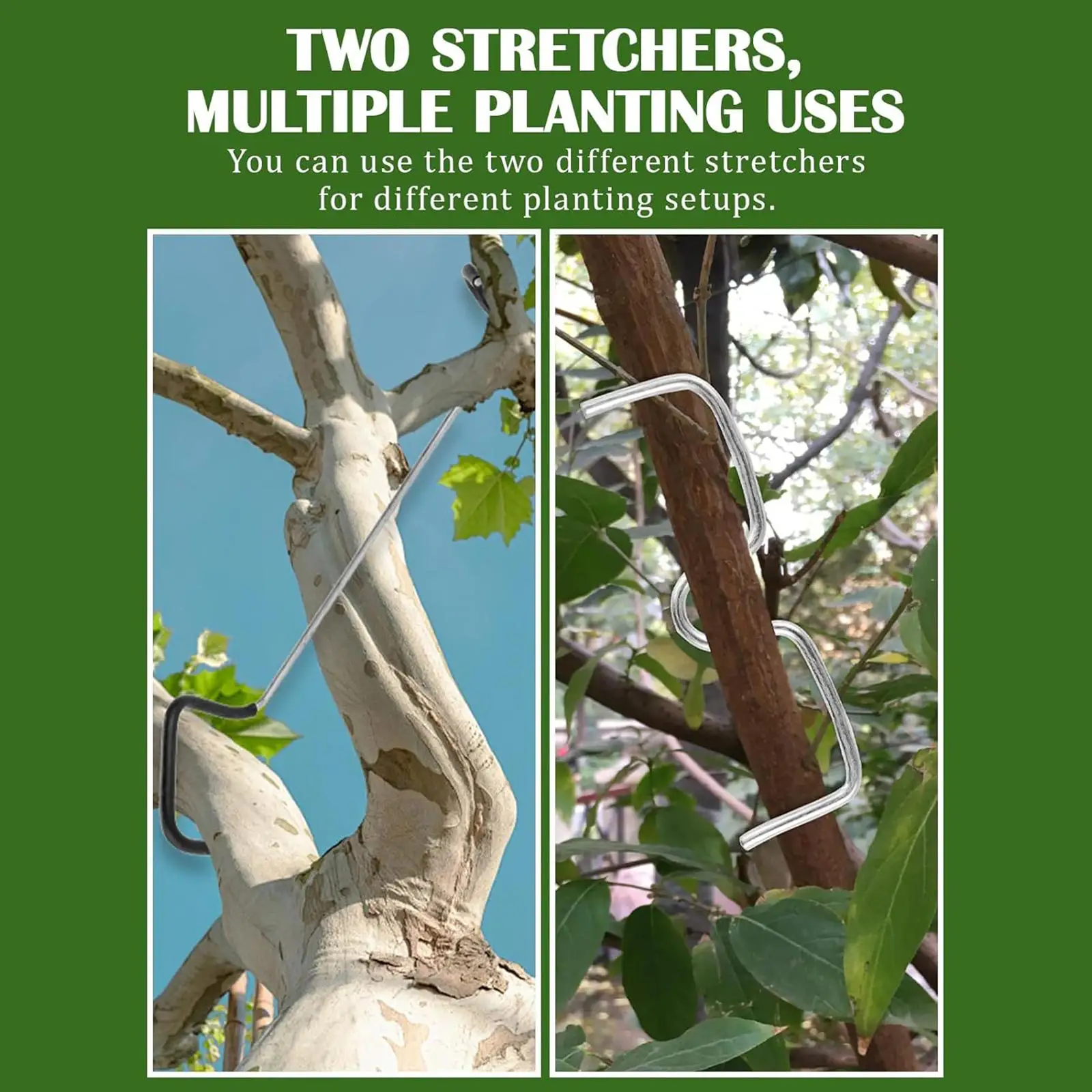 Fruit Branch Spreaders Iron M Shaped Limb Spreaders Garden Plant Support Tools for Pruning and Shaping