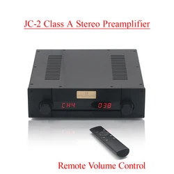 HiF Upgraded Remote JC2 Class A Stereo Preamplifier JC-2 Home Audio Preamp Refer Mark JC2 Preamp