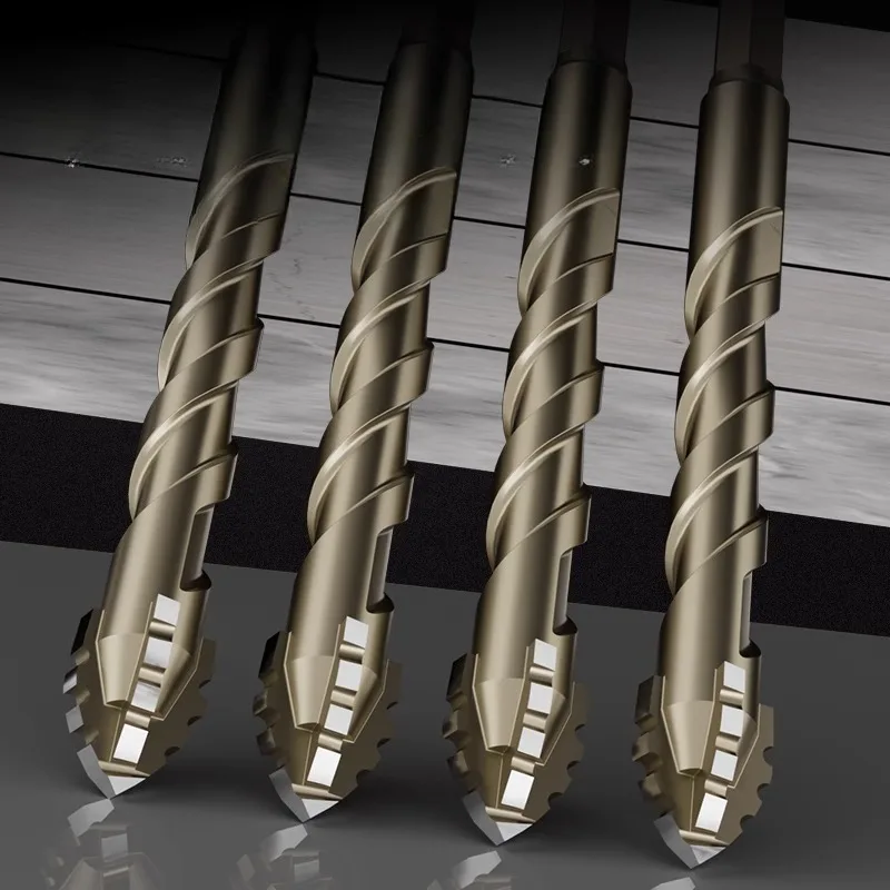 

Набор из 4 сверл (6+8+10+12 мм) для бетона/плитки/стекла, зубчатые сверла, высокопрочные специальные зубчатые спиральные сверла