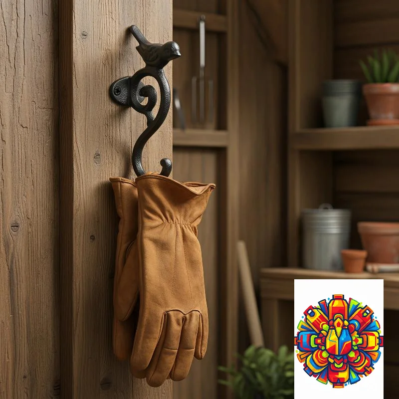 Durable Rustic Cast Iron Wall Hook Heavy Duty Wall Mounted Rack for Long Term Use Home Coat Towel Storage