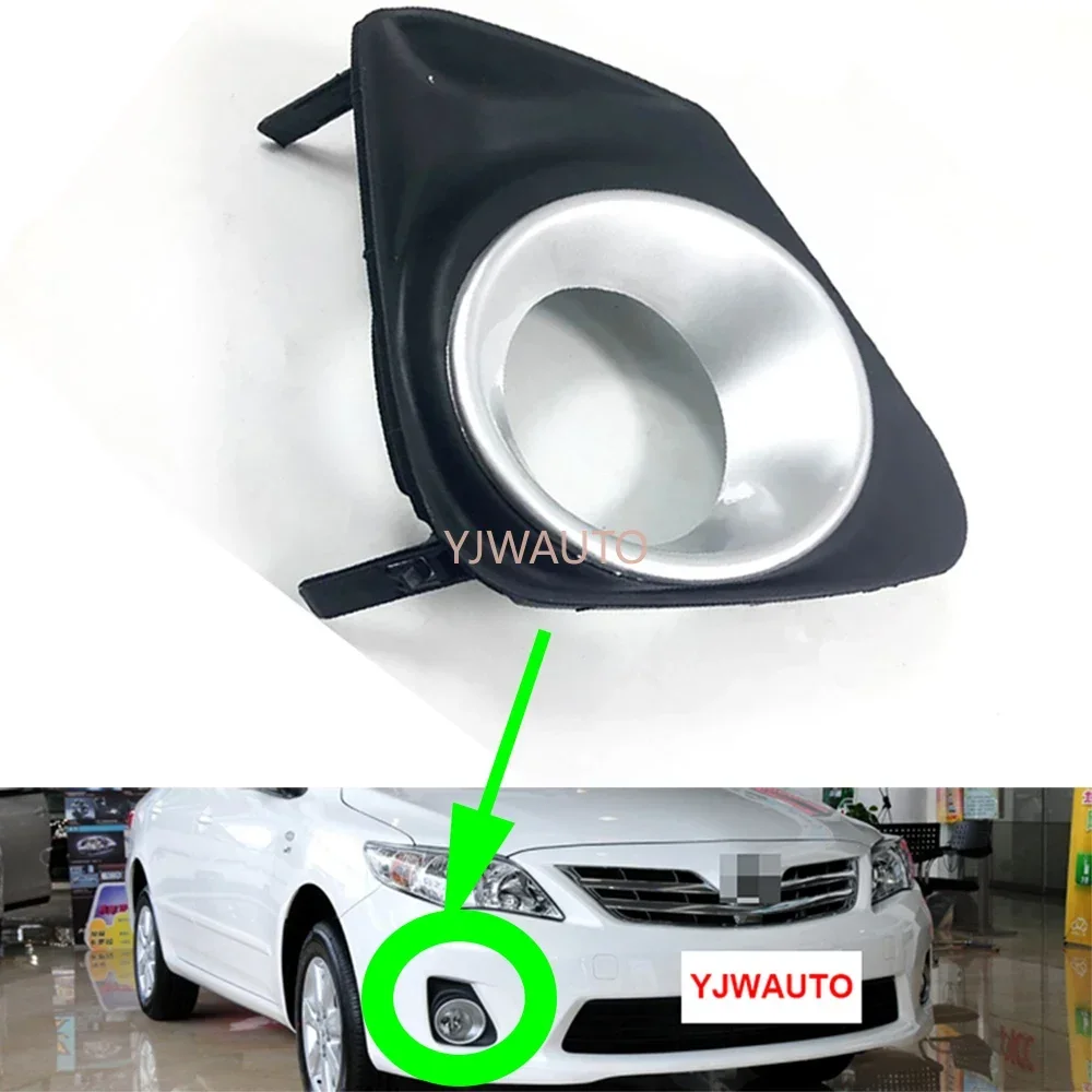 

For Toyota Corolla 2010 2011 2012 2013 Foglights Cover Car Fog Lamp Vent Base auto Front Bumper Driving Fog Light Support