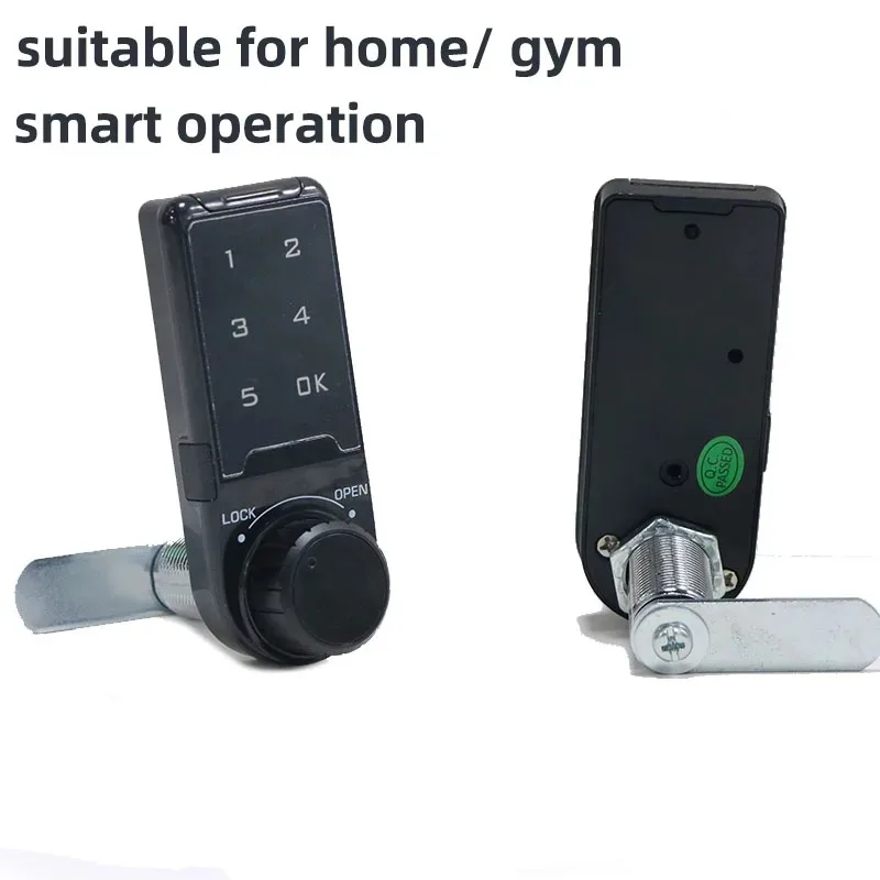 Public Gym Touch Keypad 5 Numbers Password Closet Keyless Smart Drawer Locker Mailbox Electronic Cabinet Digital Cam Lock