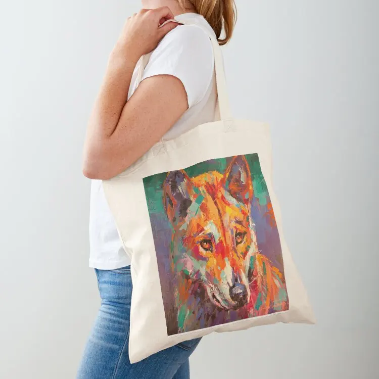 

Australian Dingo Tote Bag reusable shopping bag tote bag screen Women's beach bags Shopper