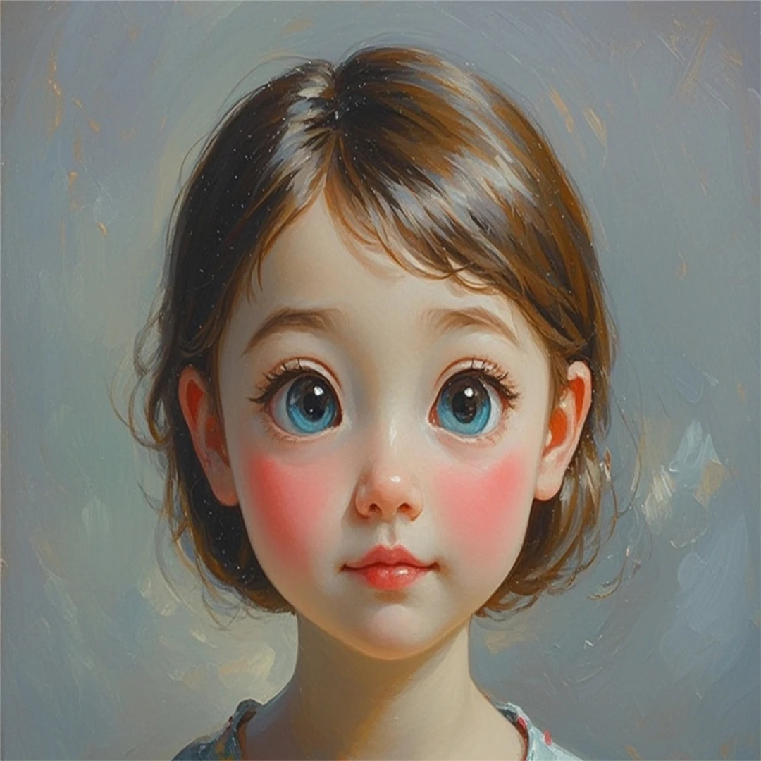 

Мультяшная картина маслом A046547