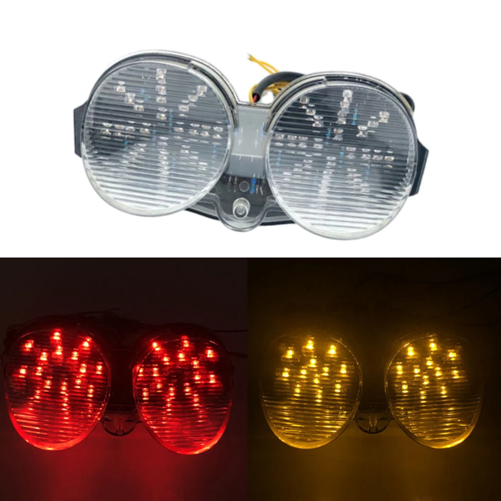 

Blinker Indicator Integrated Led Light For YAMAHA YZF R6 2001-2002 Motorcycle LED Brake Tail Light Turn Signals