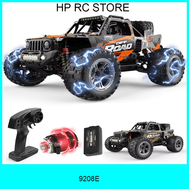 9208E 1:10 مقياس عالي السرعة RC سيارة التحكم عن بعد على الطرق الوعرة مركبة لعبة الدفع الرباعي للبالغين والأولاد #1