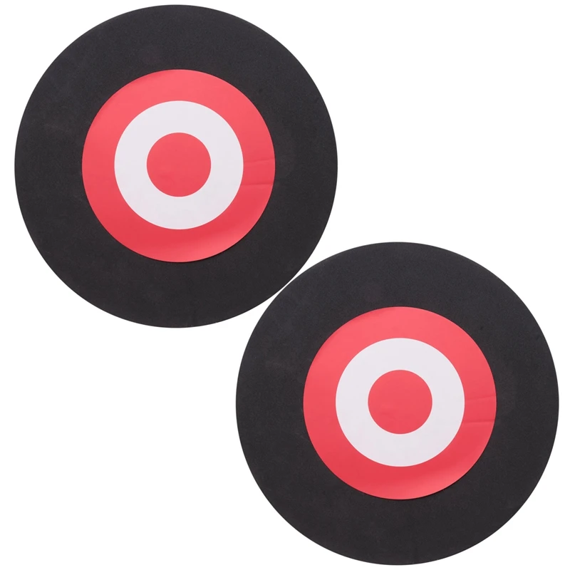 2X 25X3cm Archery Eva Foam Target Self Healing Bow Moving Hunting Practice Black+Red