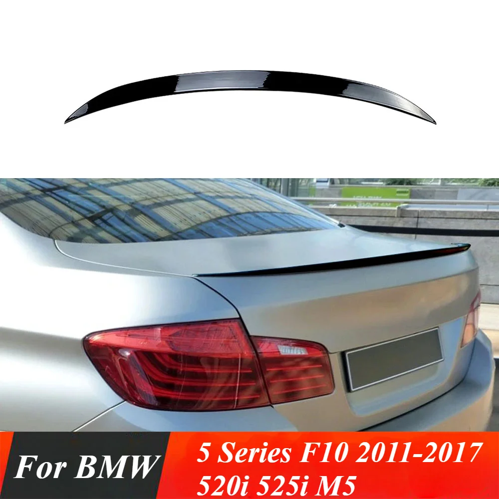 

Car Tail Wings Fixed Wind Spoiler Rear Wing Auto Decoration Accessories For BMW 5 Series F10 2011-2017 520i 525i M5