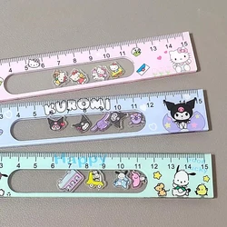 Kuromi Pochacco Cute Cartoon Capybara Shaker Ruler Creative Anime Character Ruler School Student Stationery