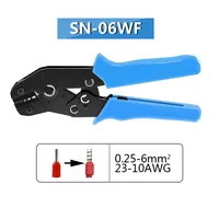 Crimping Tools Pliers Set for Pulg tubular tube nsulated Terminals SN-28B  SN-06WF Jaw Kit Electrical Pressing Pliers