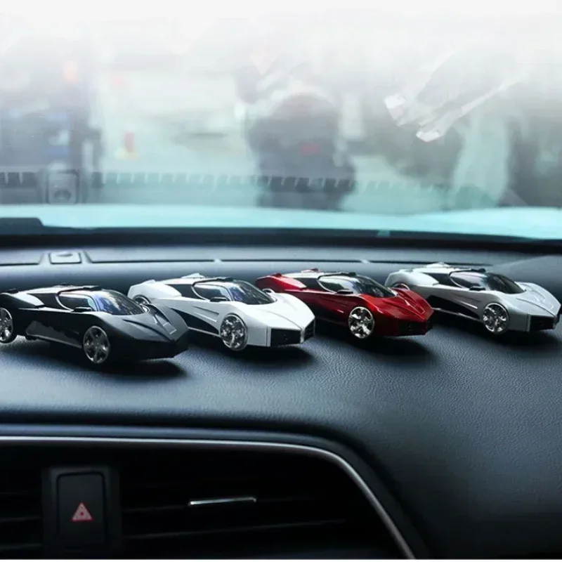 Car Mobile Phone Bracket Navigation Center Console Decoration Support Seat with Aromatherapy Parking Number Plate Car Model